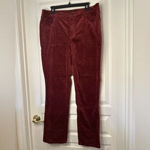 Talbots Red Straight Leg Pants